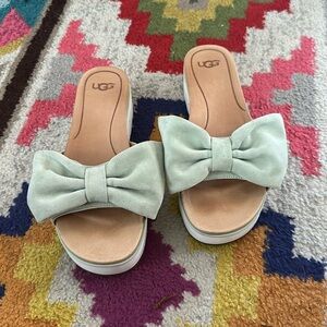 UGG Discontinued Line Joan Platform Slide sandal